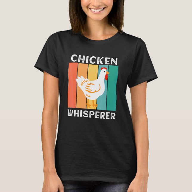 Camiseta Sussurrador de Frango Pai de Frango Frango de Quin (Frente)