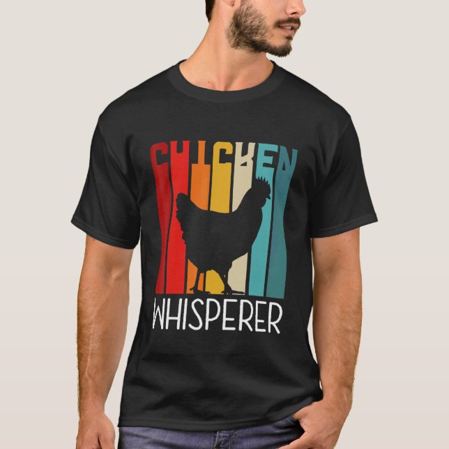 Camiseta Sussurrador de Frango Retro (Frente)
