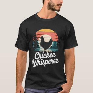 Camiseta Sussurrador de Frango Retro Vintage Amante de Fran