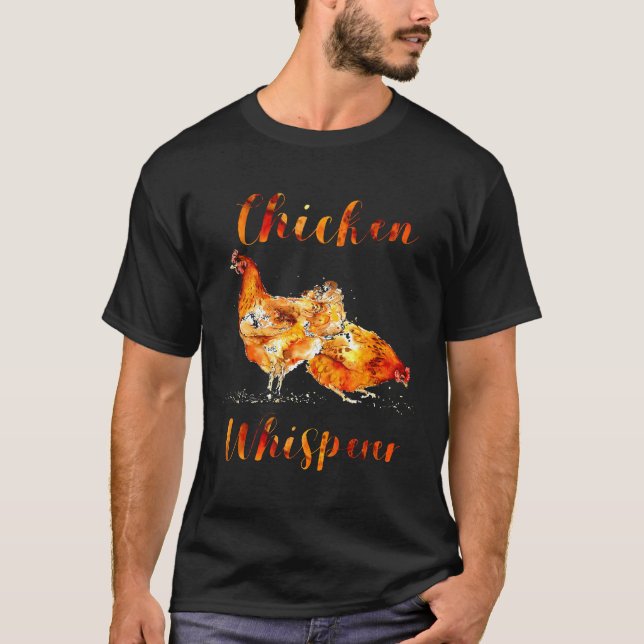 Camiseta Sussurrador de Frangos - Fazendeiro (Frente)