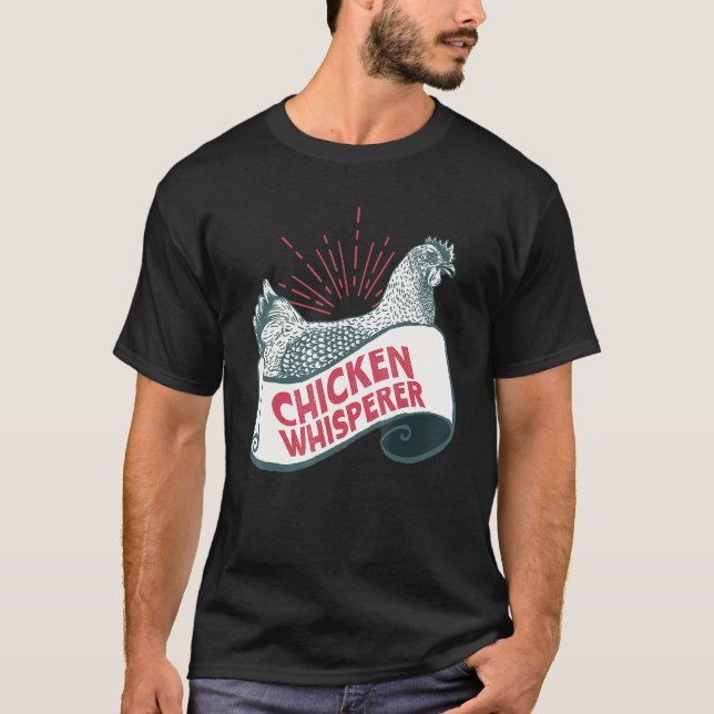 Camiseta Sussurrador de Frangos - Fazendeiro (Frente)