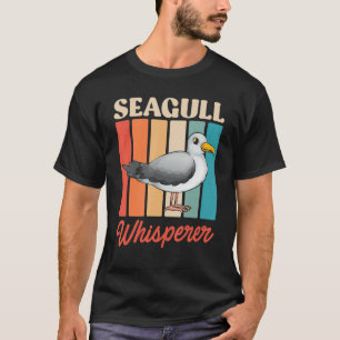 Camiseta Sussurrador de Gaivotas Pássaro Gaivotas Sussurrad