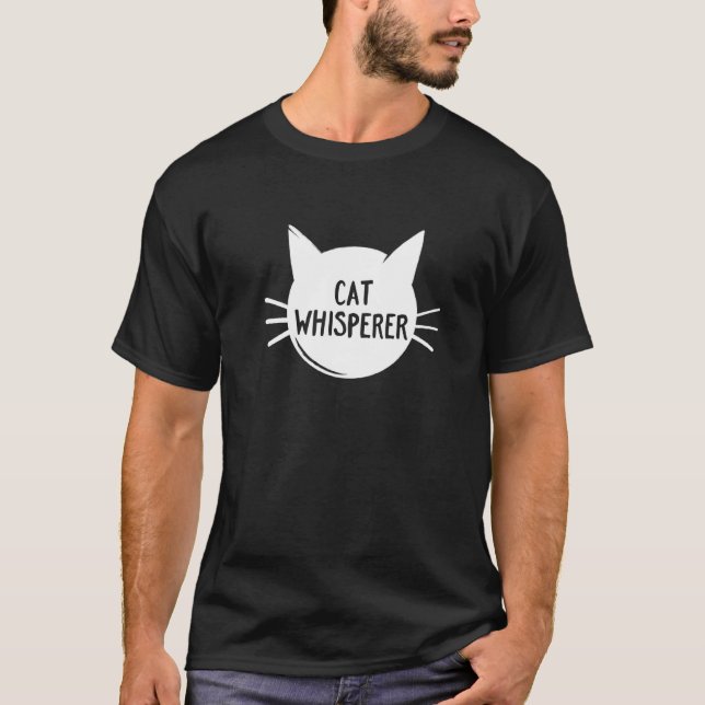 Camiseta Sussurrador de Gatos Premium (Frente)