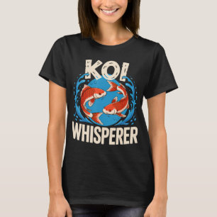 Camiseta Sussurrador de Koi Colorido Amor Peixe Lagoa Japon