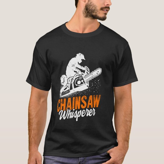 Camiseta Sussurrador de Motosserra Motosserra (Frente)