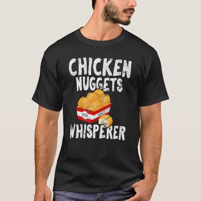 Camiseta Sussurrador de Nuggets de Frango   Vida de Nugget  (Frente)