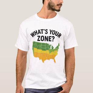 Camiseta Sussurrador de Plantas Divertido Mapa EUA Jardim