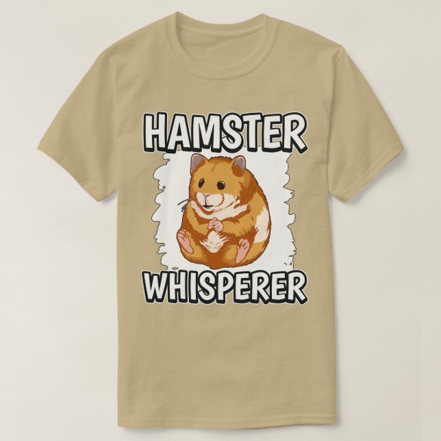 Camiseta Sussurro de Hamster (Frente do Design)