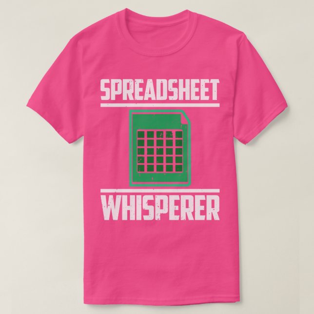 Camiseta Sussurro de Planilha (Frente do Design)