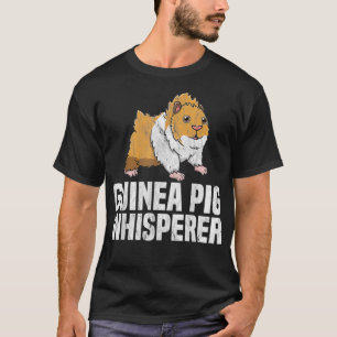Camiseta Sussurro de Porcos-guineenses para Amantes Cavy _3