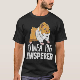Camiseta Sussurro de Porcos-guineenses para Amantes Cavy _4
