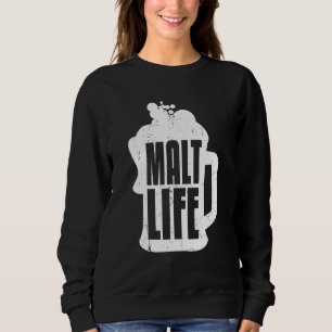 Camiseta Sussurro do Bebendo de cerveja legal Malt Life