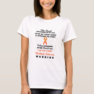 Camiseta Sussurro do Demônio - Guerreiro de Esclerose Múlti