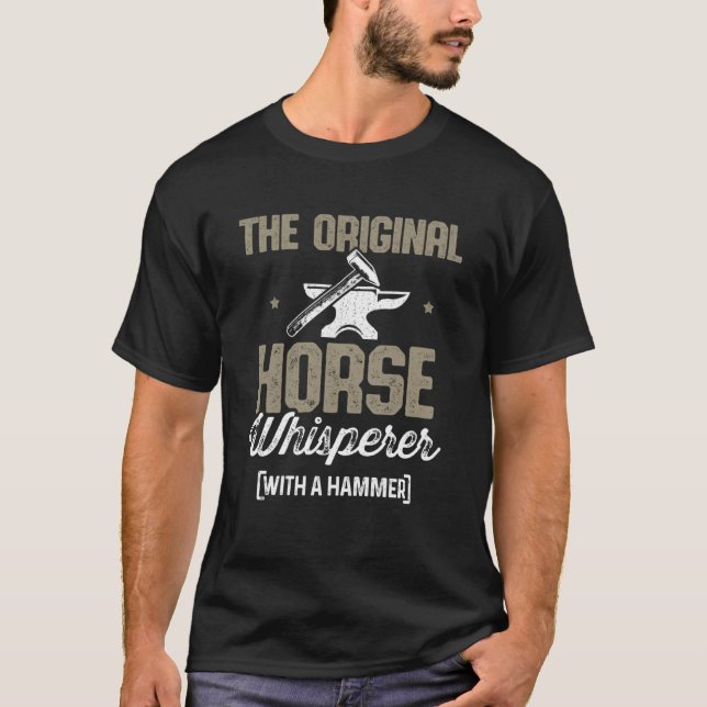Camiseta Sussurro original de cavalos de Pai mais rápido co (Frente)
