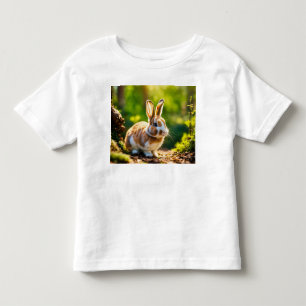 Camiseta Sussurros da Floresta: Uma Pausada Suave do Coelho