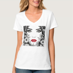 Camiseta Sussurros da Natureza - Beleza Feminina em Bloom