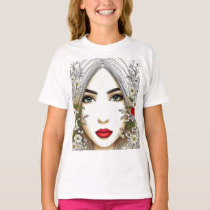 Camiseta Sussurros da Natureza - Beleza Feminina em Bloom