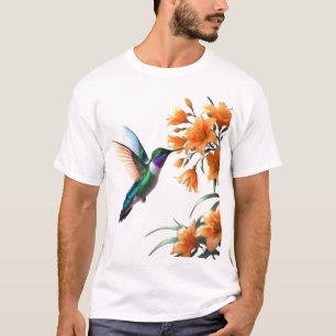 Camiseta Sussurros de Néctar: Um Delírio do Beija-Flor"
