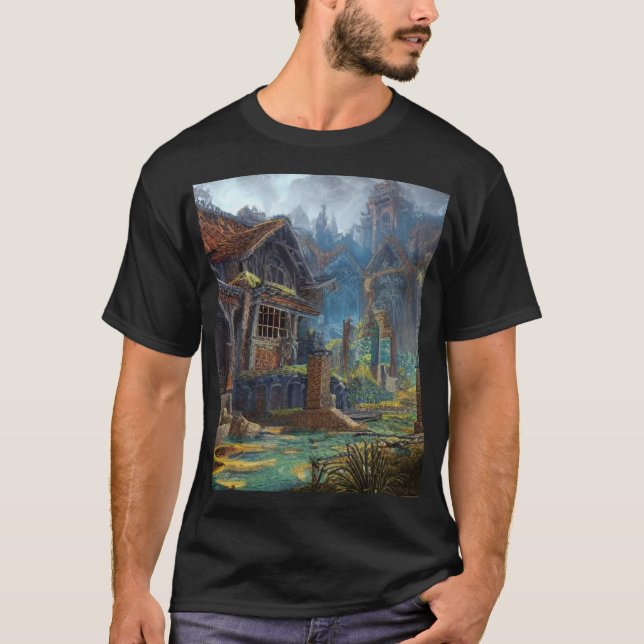 Camiseta Sussurros do Castelo Esquecido (Frente)