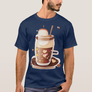 Camiseta Sussurros e palavras Um café traz prazer