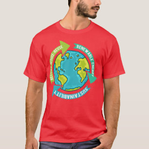 Camiseta Sustentabilidade da Terra