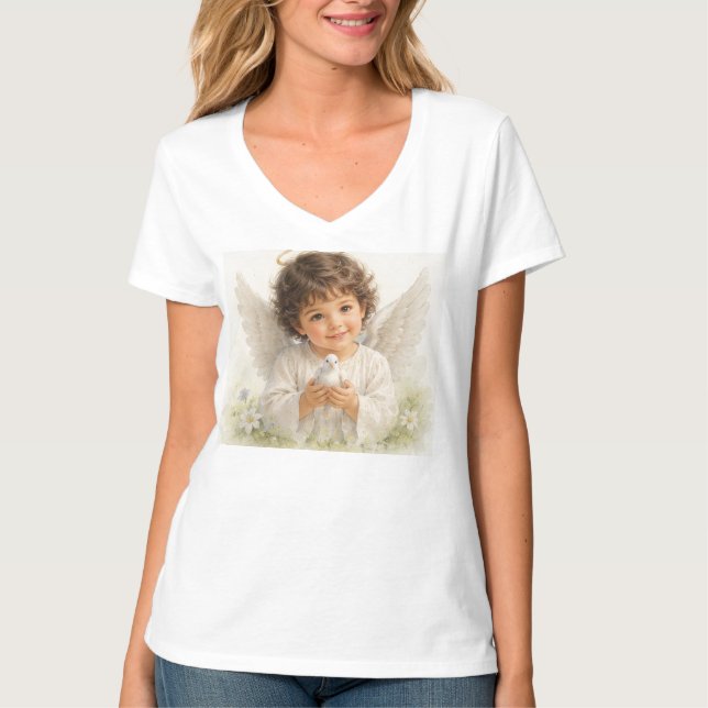 Camiseta Susurros de Anjos - Harmonia  (Frente)