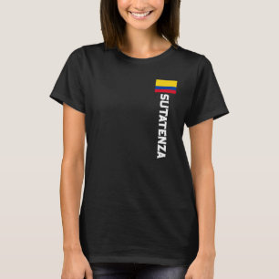 Camiseta Sutatenza Colômbia Para Homens, Mulheres E Criança
