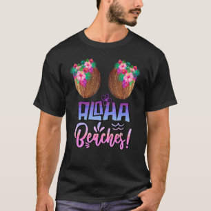 Camiseta Sutiã Aloha Beaches Coco com Florais Tropicais Hav