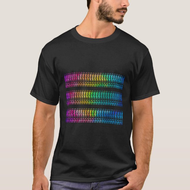 Camiseta Sutil 67 Seis Sete Brainrot Mensagem Oculta Gen Al (Frente)