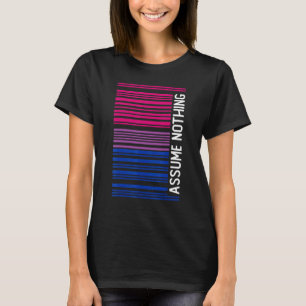 Camiseta Sutil Bissexual Assume Nada De Orgulho