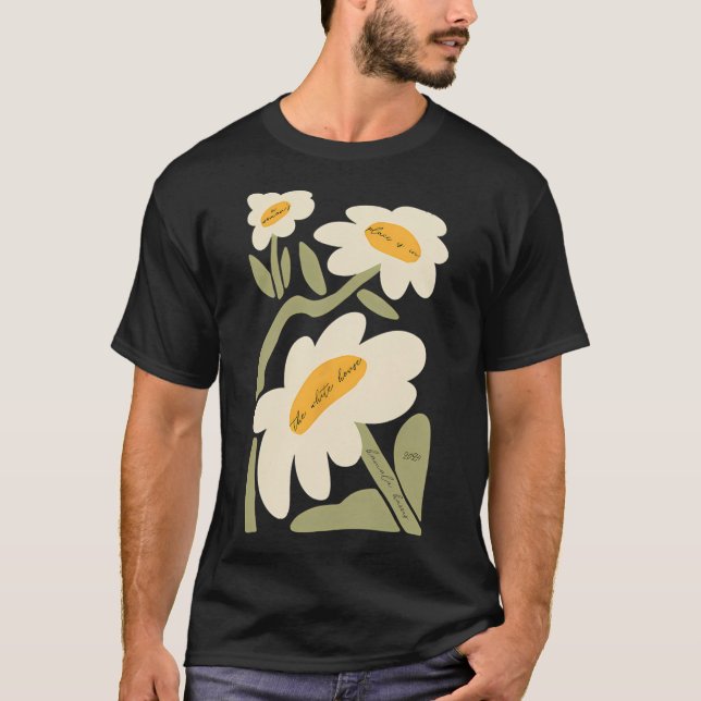 Camiseta Sutil Flor Kamala Harris Boho Floral 1 (Frente)