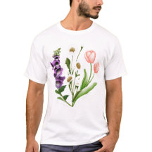 Sutil Floral Anti-Trump Shirt Flowers Foxglove