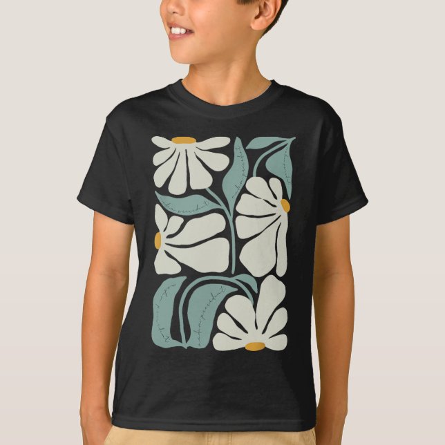 Camiseta Sutil Flower Kamala Harris Boho Aestético (Frente)
