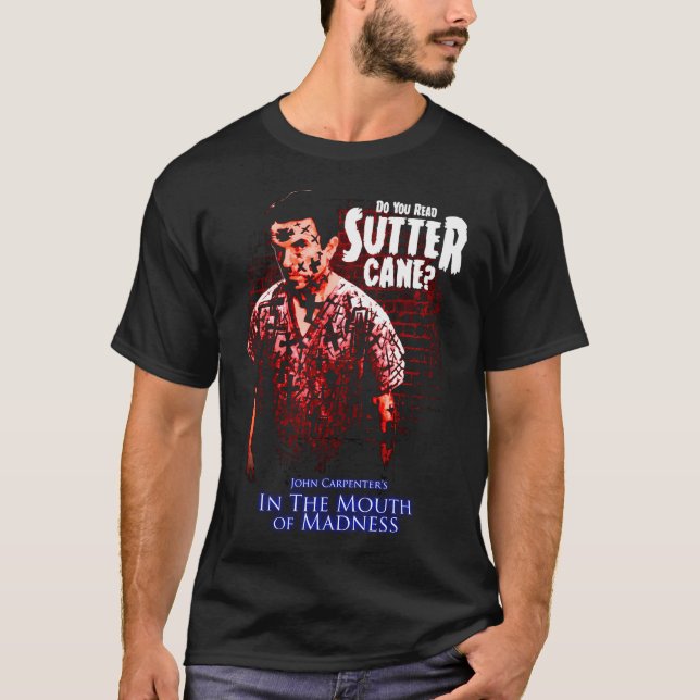 Camiseta Sutter Cane John Carpenter Horror Movie (Frente)