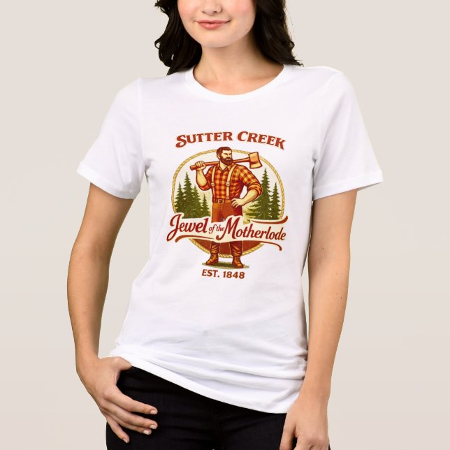 Camiseta Sutter Creek – Jewel of the Motherlode (Frente)