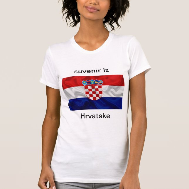 Camiseta suvenir iz Hrvatske (Frente)
