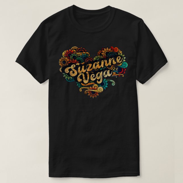 Camiseta Suzanne Vega (Frente do Design)