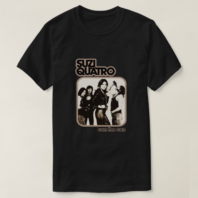 Camiseta Suzi Quatro Presente Para Homens e Mulheres, Ação  (Frente do Design)