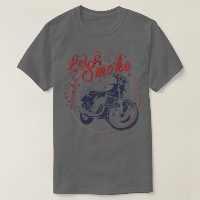 Camiseta Suzuki GT750 Let is Smoke (Frente do Design)