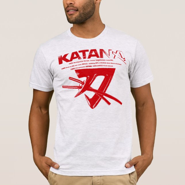 Camiseta Suzuki Katana Logo Red (Frente)