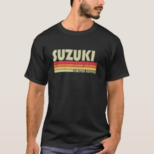 Camiseta Suzuki Retro Vintage Nome Japonês