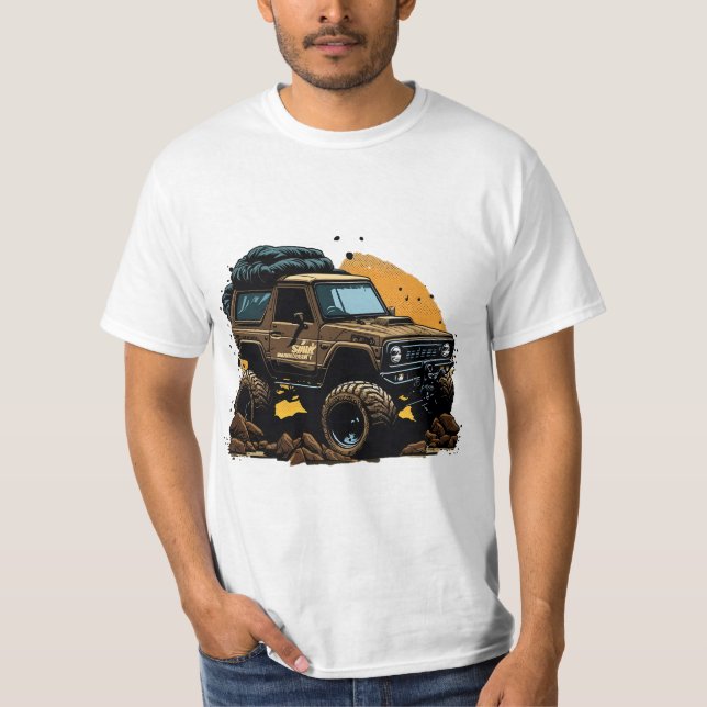 Camiseta Suzuki Samurai Rock Crawler (Frente)