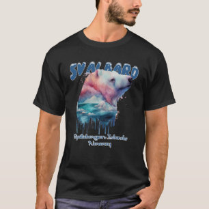 Camiseta Svalbard Norway Spitsbergen Polar Bear Norte Li