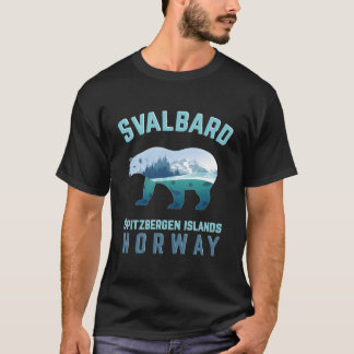 Camiseta Svalbard Spitzbergen Islands Norway Fjorde Com Po