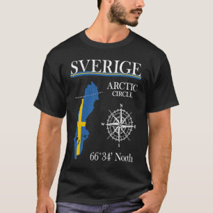 Camiseta Sverige Artic Circle Adventure Suecia Sueco F
