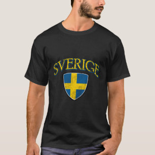 Camiseta Sverige Sinalizador Da Suecia