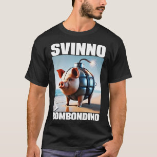 Camiseta Svinino Bombondino Porco Caos Meme