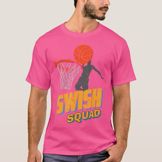 Camiseta Swad Squad Kids - Jogador de basquete (Frente)