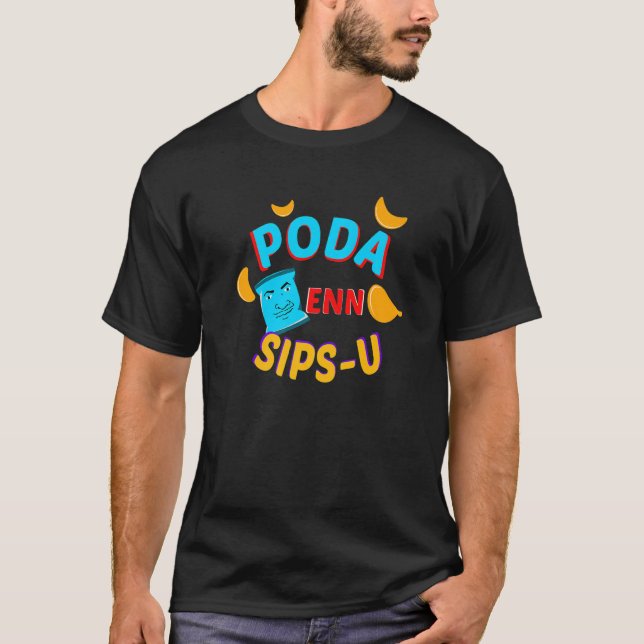 Camiseta Swag Kollywood Tamil Poda En Sipsu Foodie Ch (Frente)
