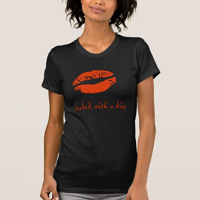 Camiseta SWAK! - preto fêmea cabido (Frente)